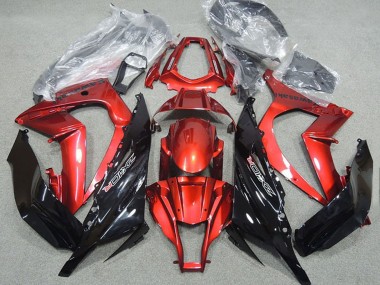 Achat Carénage Moto Kawasaki ZX10R 2011-2015 - Rouge Noir Brillant
