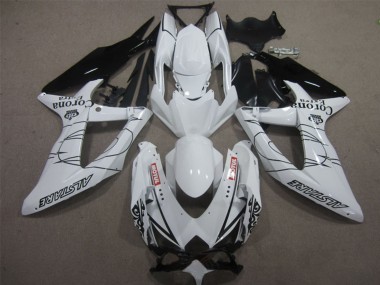 Achat Carénages Moto Suzuki GSXR 600 2008-2010 - Blanc Noir Corona Extra Motul
