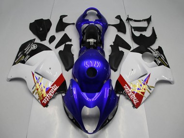 Achat Carénage Moto Suzuki GSXR 1300 Hayabusa 1996-2007 - Bleu Blanc
