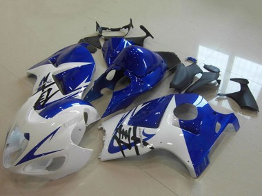 Achat Carénage Moto Suzuki GSXR 1300 Hayabusa 1996-2007 - Blanc Bleu