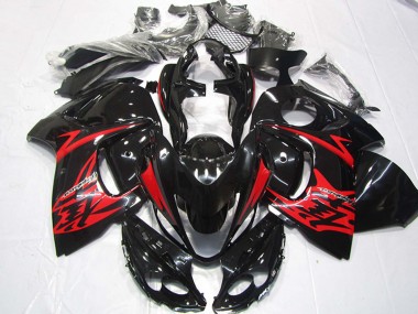 Achat Carénage Moto Suzuki GSXR 1300 Hayabusa 2008-2020 - Noir Brillant Rouge