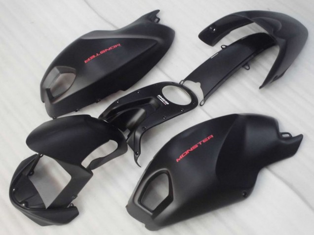 Carénage Moto Ducati Monster 696 2008-2012 - Noir Mat