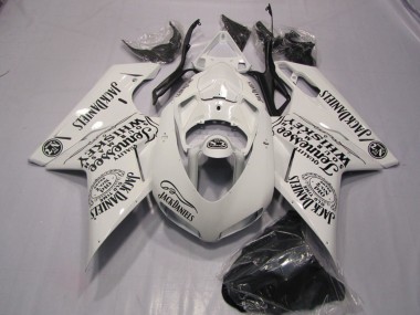 Achat Carénages Moto Ducati 1098 2007-2014 - Blanc Jack Daniels