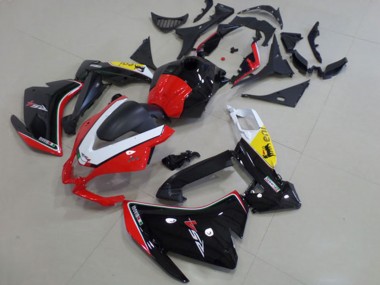 Achat Carénage Moto Aprilia RS4 50 125 2012-2018 - Blanc Rouge Jaune Noir Brillant