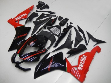 Achat Carénages Moto Aprilia RSV4 1000 2009-2015 - Noir Brillant Rouge