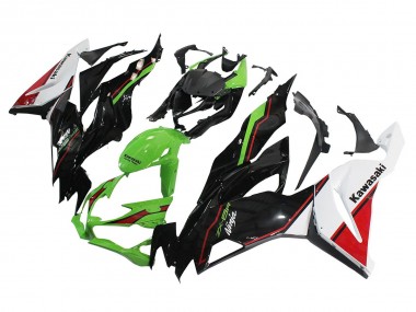 Achat Carénages Moto Kawasaki ZX6R 2019-2022 - Vert Noir Brillant Blanc Rouge